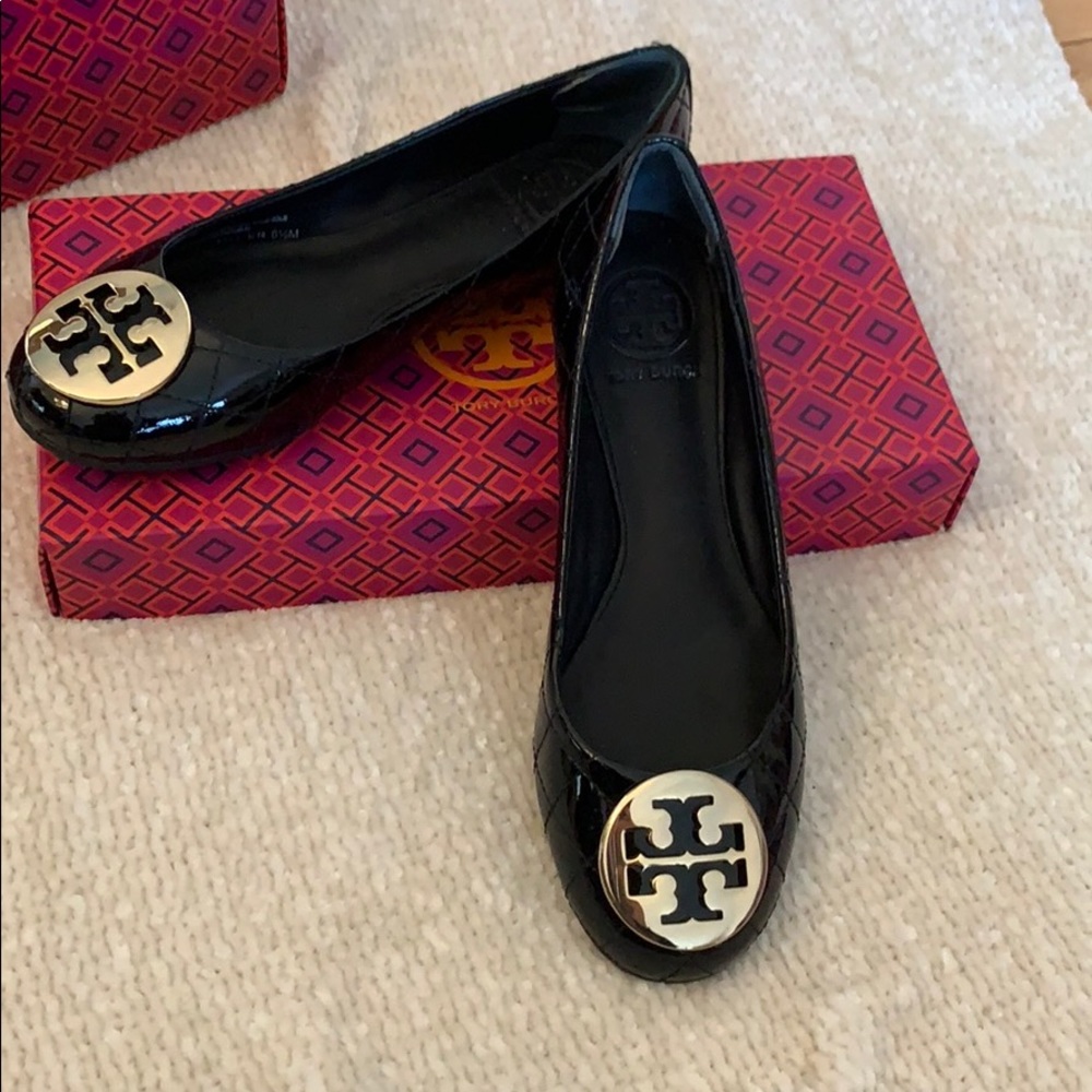 Tory Burch Quinn Ballet Flat Black 6.5